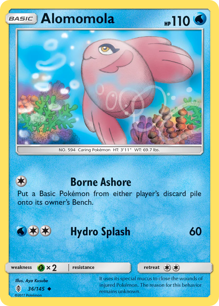 Alomomola (36/145) [Sun & Moon: Guardians Rising]
