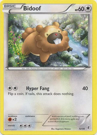 Bidoof (12/30) [XY: Trainer Kit 1 - Bisharp]