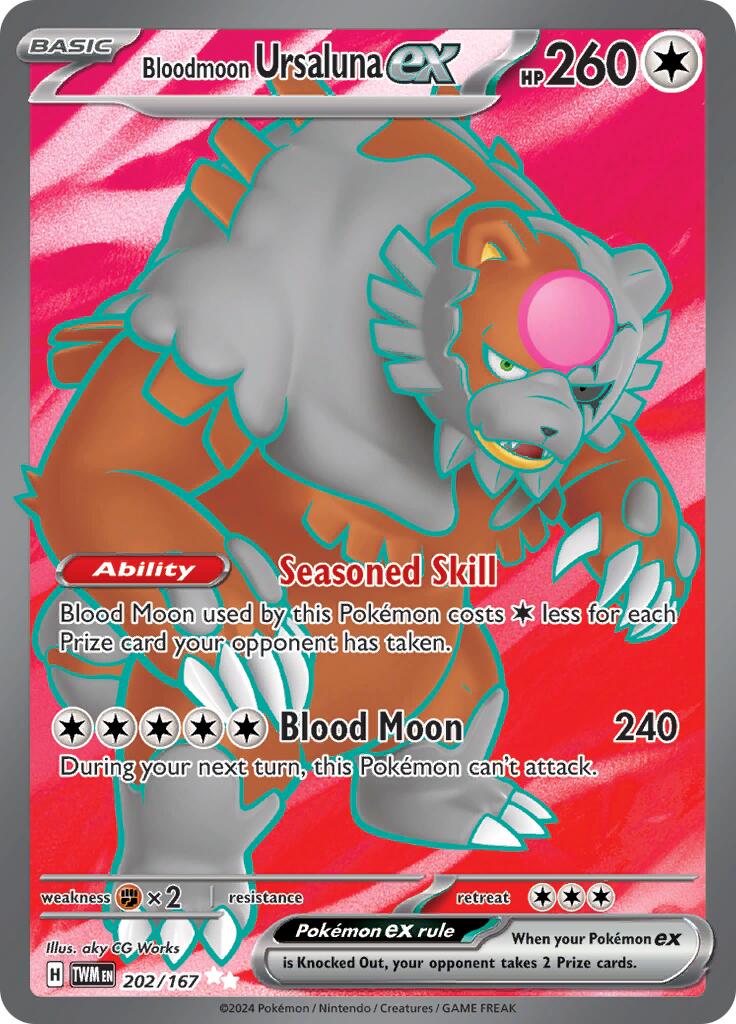 Bloodmoon Ursaluna ex (202/167) [Scarlet & Violet: Twilight Masquerade]