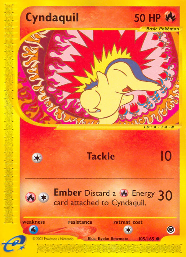 Cyndaquil (105/165) [Expedition: Base Set]