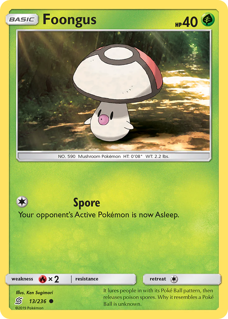 Foongus (13/236) [Sun & Moon: Unified Minds]