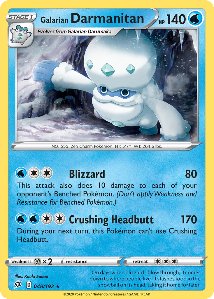 Galarian Darmanitan (048/192) [Sword & Shield: Rebel Clash]