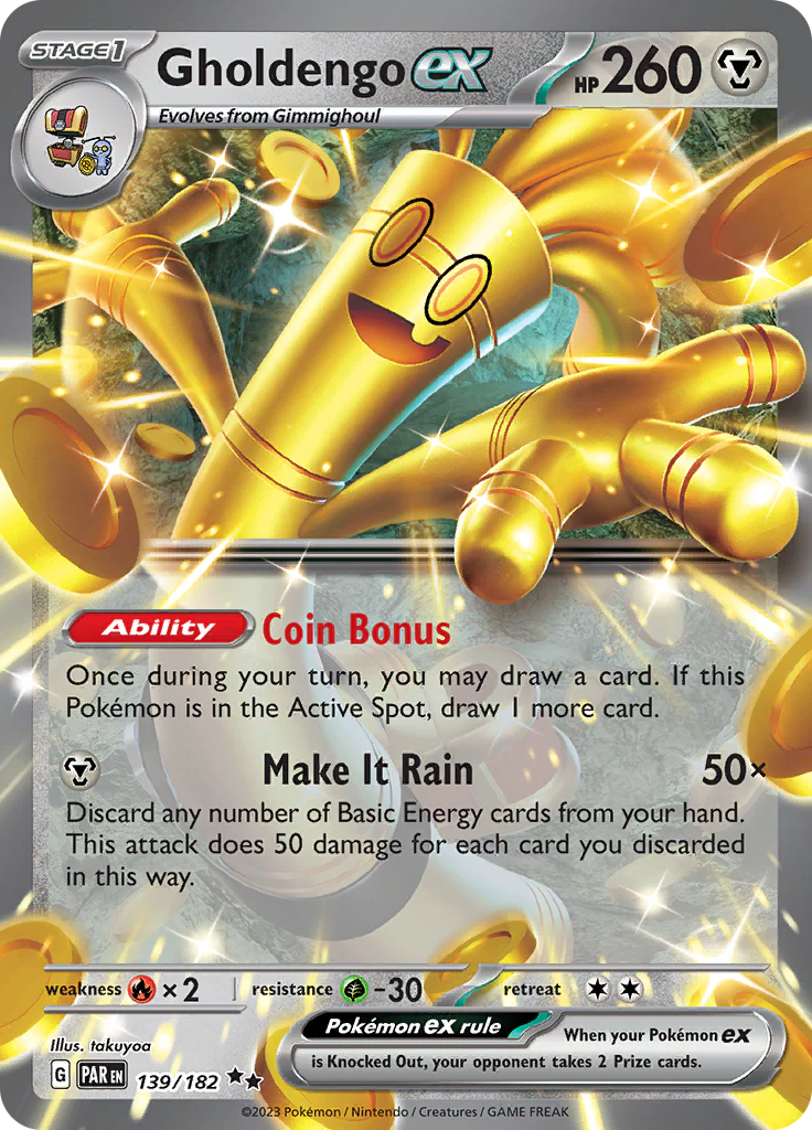 Gholdengo ex (139/182) [Scarlet & Violet: Paradox Rift]