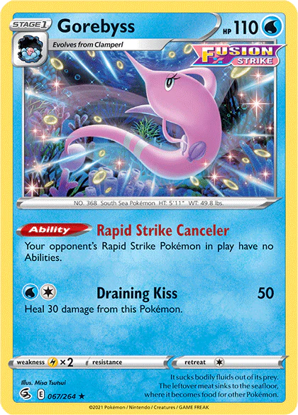 Gorebyss (067/264) [Sword & Shield: Fusion Strike]