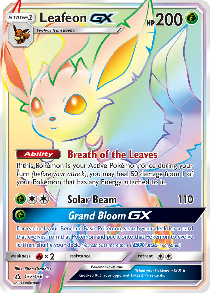 Leafeon GX (157/156) [Sun & Moon: Ultra Prism]