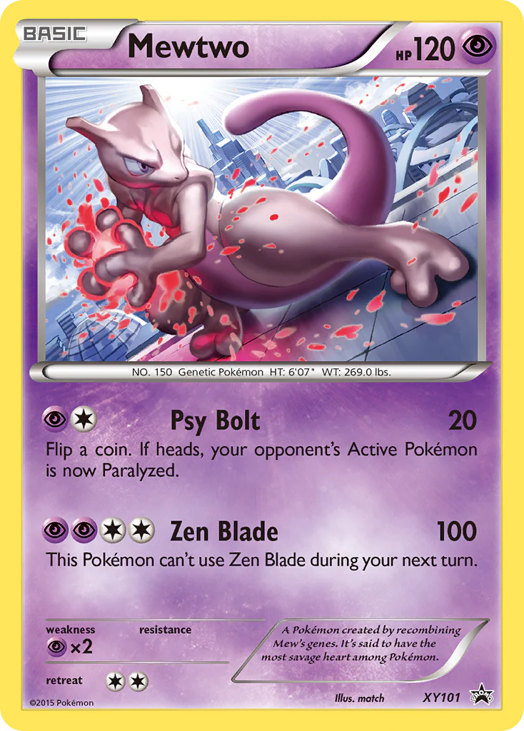 Mewtwo (XY101) [XY: Black Star Promos]