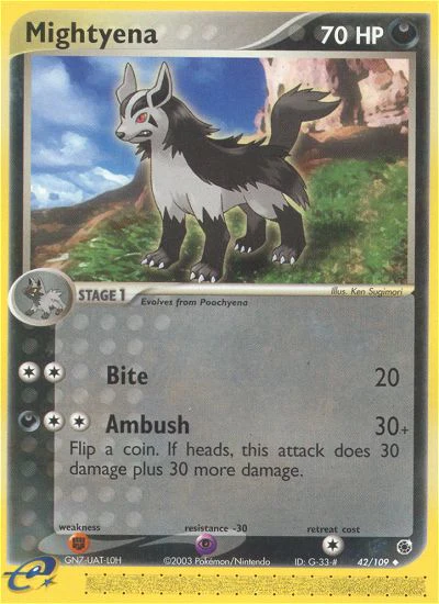 Mightyena (42/109) [EX: Ruby & Sapphire]