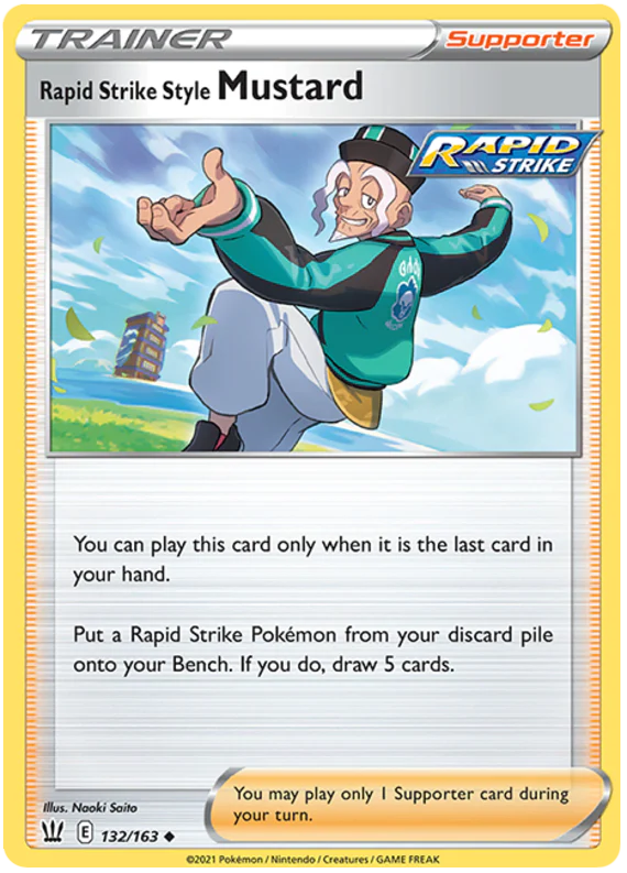 Rapid Strike Style Mustard (132/163) [Sword & Shield: Battle Styles]