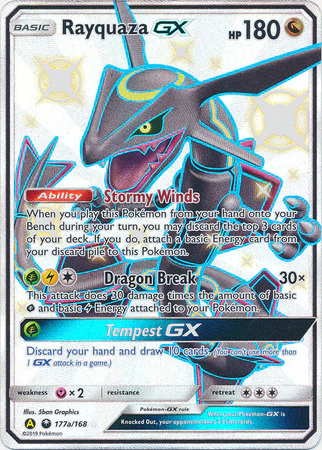 Rayquaza GX (177a/168) (Jumbo Card) [Sun & Moon: Celestial Storm]