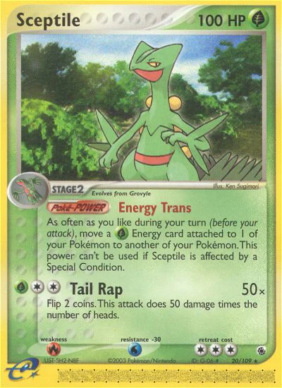 Sceptile (20/109) [EX: Ruby & Sapphire]