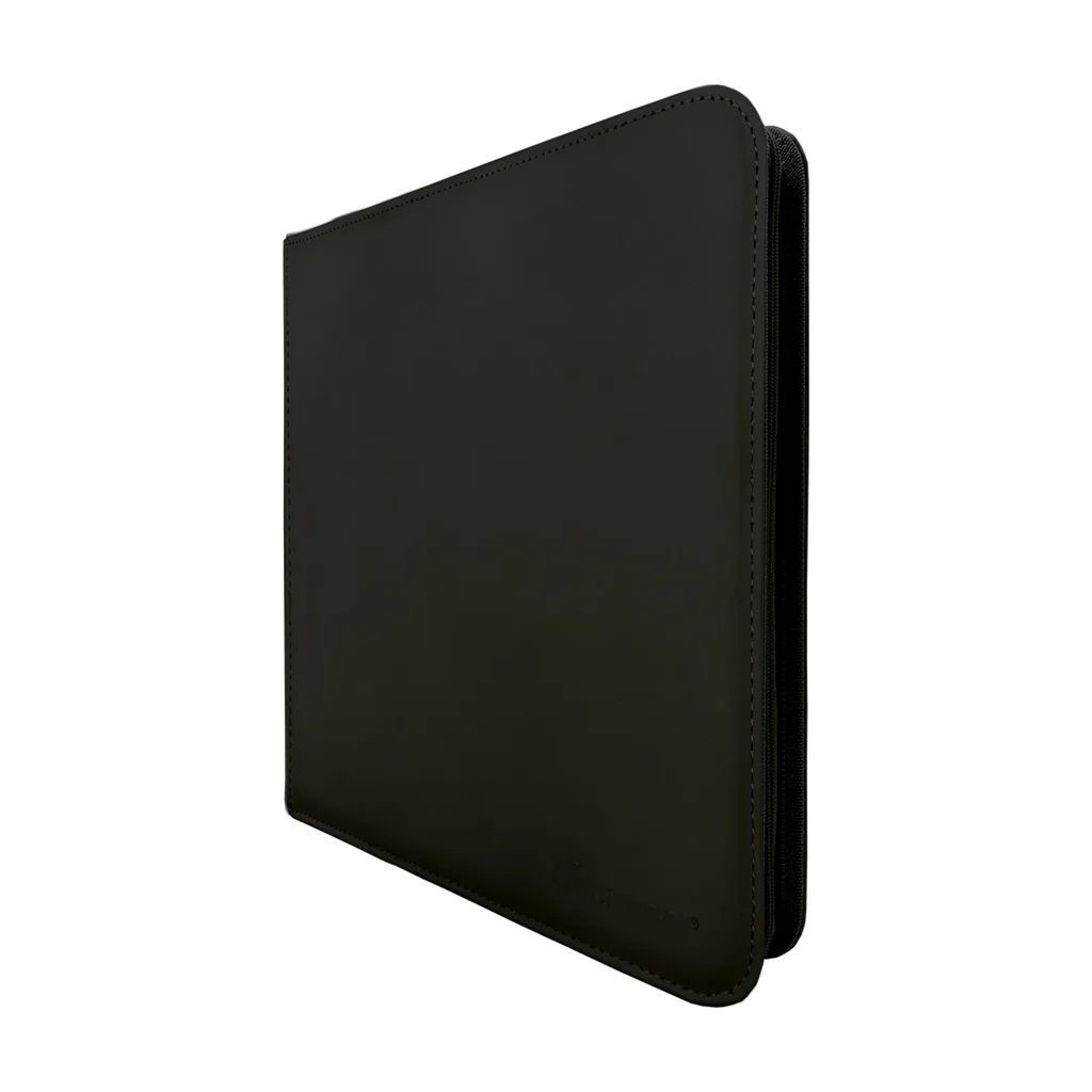 Ultra PRO: 12-Pocket Zippered PRO-Binder - Vivid (Black) - Image 3