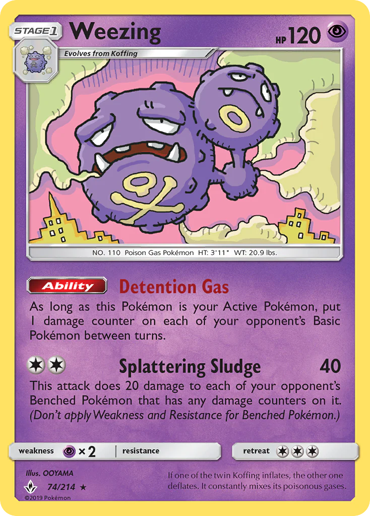 Weezing (74/214) [Sun & Moon: Unbroken Bonds]