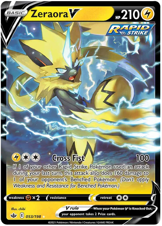 Zeraora V (053/198) [Sword & Shield: Chilling Reign]